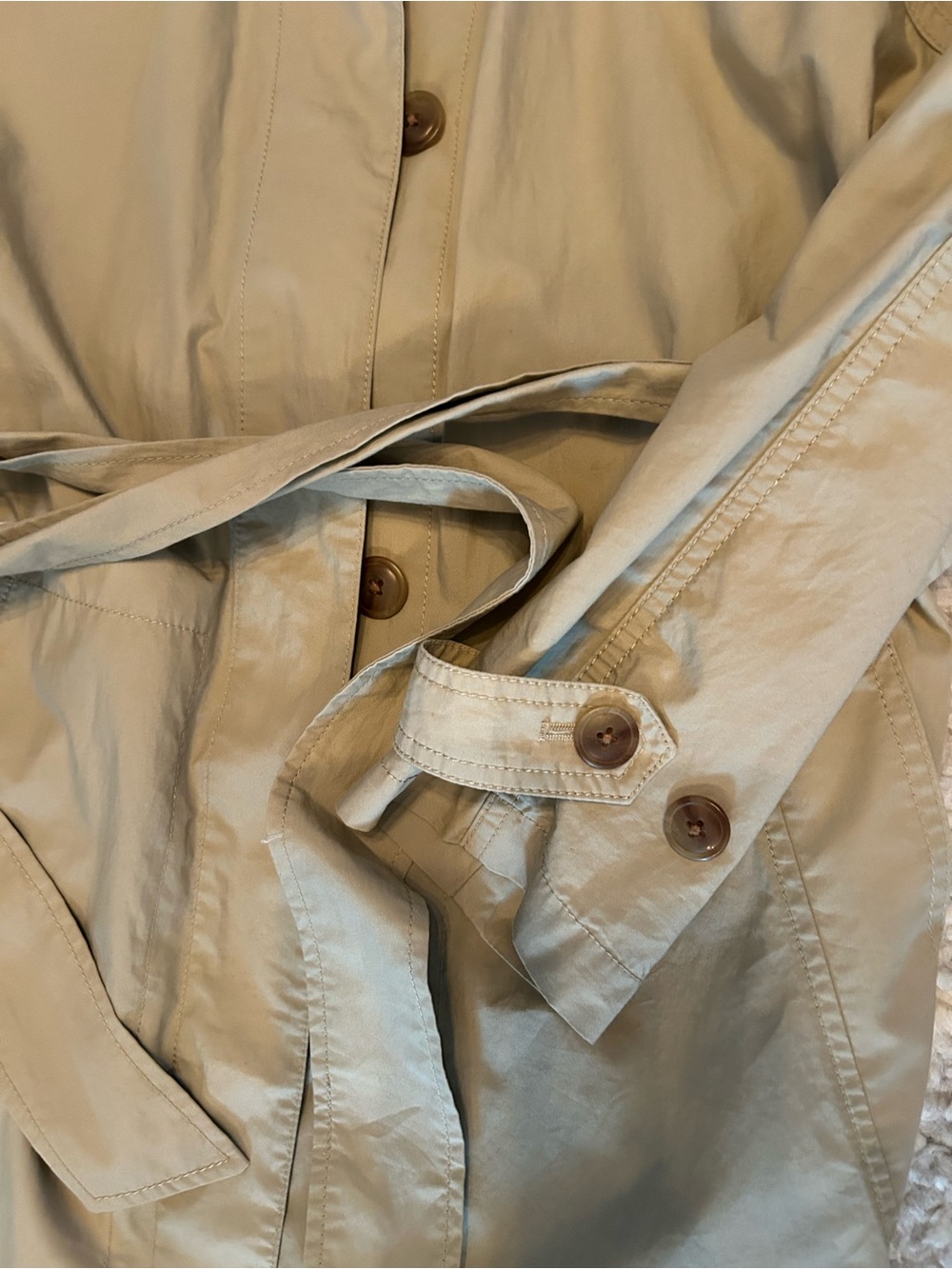 GAP Oversized Mac Trench Coat - Picture 3 of 5